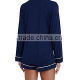 Plain Pullover Pajamas for Women Wholesale Modal/spandex Fabric Sleepwear thumbnail-4