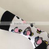 Hot Selling Crew Length Novelty Fashion Fancy Vivid Color Cute Woman Cotton Dress Tube Sock thumbnail-2