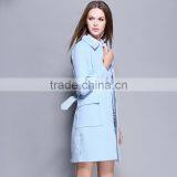 Lady Young Fashion Oversized Collar Women Coat Korea Winter Coats for Wholesale thumbnail-3