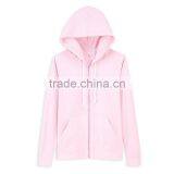 Light Jersey Cotton Fashion Zip up Blank Hoodie Sweatshirt thumbnail-5