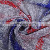 Voile Scarves & Wraps Rectangle Blue French Gray Grid Checker Cheap Scarves thumbnail-2