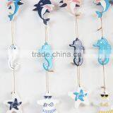 Home Furnishing Seahorse Wall Hangings Wood Decor Art Craft thumbnail-2