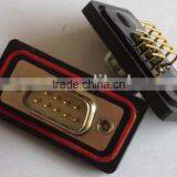 D-SUB 9P/HD15P Male PCB Type Panel Mounting 90 Waterproof Connector