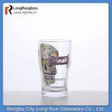 LongRun 4oz Skeleton Sprinting Whisky Shot Glass Glasses Wholesale thumbnail-2