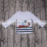 Lovely Design Long Sleeve T-shirts for Unisex Babies Wholesale Offset Print Cartoon Bear Children Tees Tops Raglan Sleeve Outfit thumbnail-5