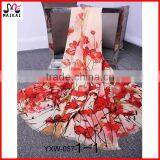 Wholesale New Fashion Floral Print Wool Kuwait Scarf thumbnail-1