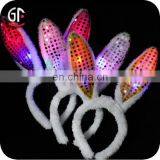 Christmas Led Gift Light up Red Devil Horns Led Headband thumbnail-6