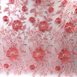 Fabric Tulle Lace Trustwin Embroidered 3d Flower Lace Fabric thumbnail-1