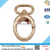 Custom Rose Gold Metal Spring Hook Dog Hook Swivel Metal Snap Hook thumbnail-1
