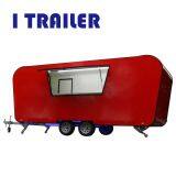Chinese Fiberglass Food Caravan With Big Wheels thumbnail-2