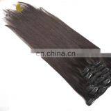 Factory Price Fashional Virgin Dark Brown Bohemian Remy Clip in Human Hair Extension thumbnail-4