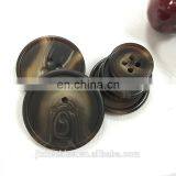 Popular 4-holes Flatback Imitated Horn Resin Men Suit Button thumbnail-4