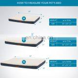 2020 Wholesale Modern Grey Raised Indestructible Memory Foam Dog Pet Mat Beds thumbnail-5