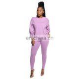 LAITE SET2072 Best Sellers Autumn&winter Cotton Solid Color Women 2 Piece Set Women Clothing Two Piece Pants Set thumbnail-6