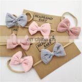 Organic Muslin New Born Baby Headband Cotton thumbnail-4