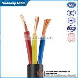 HD21 Standard 90temperature H05V2V2F 2 Core 3 Core 0.75mm2 1mm2 3 Core Flexible Power Cable thumbnail-6