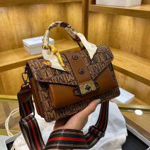 Leather Shoulder Bags Silk Women Handbags Famous Brands Bling Handbags for Women thumbnail-3