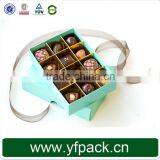 Food-grade Fancy Cheap Paper Chocolate Box With Divider Wholesale