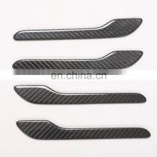 Electric Car Dry Carbon Door Handle Covers for Tesla Model 3 Sedan 2017- 2021