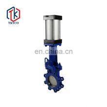 Tyco Valve Ductile Iron Carbon Steel Stainless Steel Lug Type Pneumatic Knife Gate Valves thumbnail-3