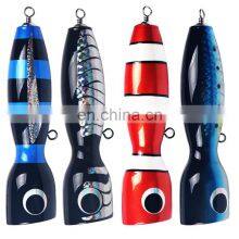 Topwater Handmade Lure Floating Wood Fishing Lure Popper Lure Wooden thumbnail-1