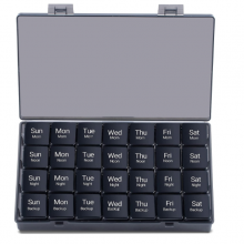 2020 Custom Eco Friendly Weekly Wheat Straw Pill Dispenser Container Medicine Case 7 Day Pill Box thumbnail-4