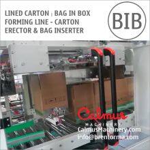 Lined Carton Bag in Box Forming Line - Carton Erector and Bag Inserter thumbnail-2