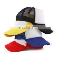 Promational Foam Blank Truck Cap Custom 6 Panel Trucker Mesh Embroidery Patch Trucker Hat Cap