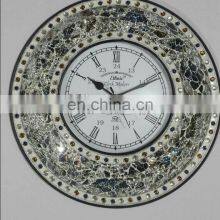 New Modern Design Mosaic Metal Clock thumbnail-4