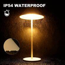 IP54 LED Table Lamp Dimmable Aluminium Table Lamp Wireless Rechargeable 4000 MAh Touch Switch White LED Table Lamp With Battery 3 W 240 Lm 3000K thumbnail-5