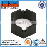 Black POM Engineering Plastic CNC Machined Lathe Spare Parts