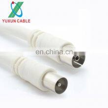 Factory Price 3C-2V Coaxial Cable 75 Ohm With TV Antenna Connector thumbnail-2