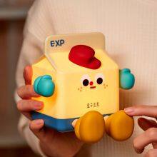 Manufacturers Wholesale Cheap Cartoon Milk Carton Design USB Night Light Silicone LED Dimmable Night Light for Kids thumbnail-1