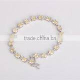 Unit Price of 18K Gold Diamond Bracelet And Necklace Jewelry Set thumbnail-4