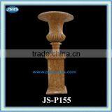 Hand Carved Stone Tall Square Planters thumbnail-1