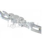 BJ-SL288-08 Custom Three Centered Skulls Aluminum Chrome Motorbike Shift Linkage thumbnail-5