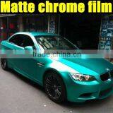 Tiffany Blue Matt Chrome Ice Car Body Wrap Heating Vinyl Film1.52x20M Factory Wholesale Directly thumbnail-3