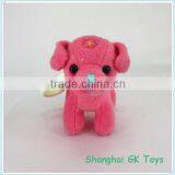 Plush Keychain Plush Pink Dog Toy