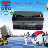 great properties agm auto car battery 12v65ah rechargeable maintenance free