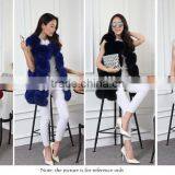 2016 Wholesale Sex Girl or Women Genuine Animal Fox Women Fur Vest thumbnail-3