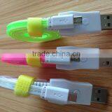 Noodle LED Micro USB Data Cable