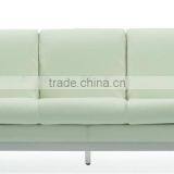 2 Seat Leather Sofa Steel Fram Sofa thumbnail-4