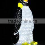 2014 Last 3D LED Christmas Acrylic Penguin Motif Ornaments Light