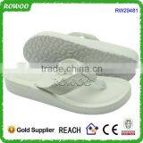 White Breathable Embossed Women EVA Flip Flop Slippers,beach Walk Slipper,beach Slipper thumbnail-2