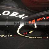 MeyerGlobal Reflective Logo 700C Full Carbon Fiber Tri Spoke Rim Rear Fixed Gear Wheels thumbnail-5