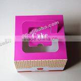 Birthday Food Grade Brown Cake Box With Handle thumbnail-5