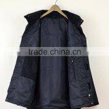 Outdoor Sportswear Black Mens Jacket With Fur Hoodies thumbnail-3