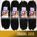 Cheap Price 18inch 120g Soft Crochet Twist 2x Havana Mambo Fauxlocs Twist Braid thumbnail-4