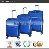 polyester double wheel polo world luggage set