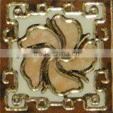 Polished Golden Decoration 100x100mm thumbnail-3